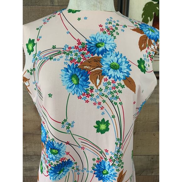 Vintage 1960s 1970s Bleeker Street Knit Jacket Matching Dress Set MOD Boho M/L - Picture 7 of 10